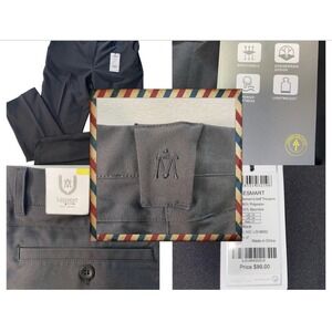 Lesmart Golf Pants Trousers Womens 10 Black 4 Way Stretch Business Casual Office